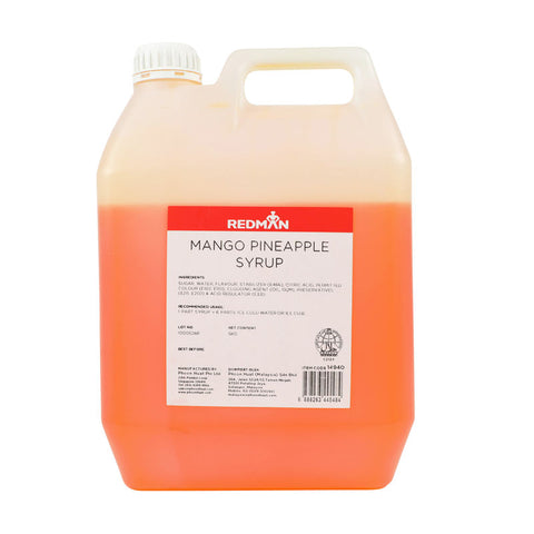 MANGO & PINEAPPLE FLAVOURED SYRUP 5KG (#14940)