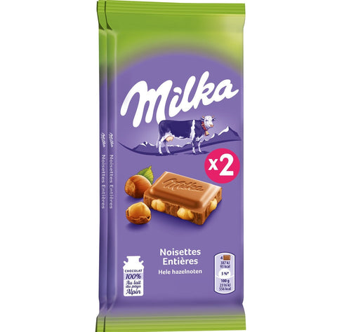 MILK CHOCOLATE WITH HAZELNUTS 100G (#127679)