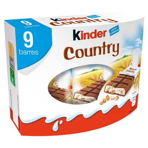 CHOCOLATE CEREAL COUNTRY BARS 9PC (#116913)