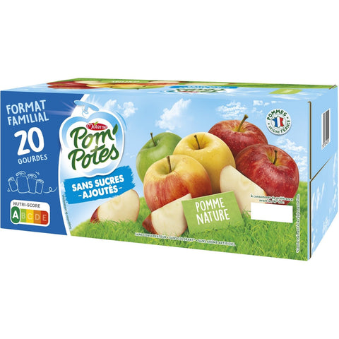 APP SAUCE W/O ADDED SUGAR POUCH 90G (#114996)