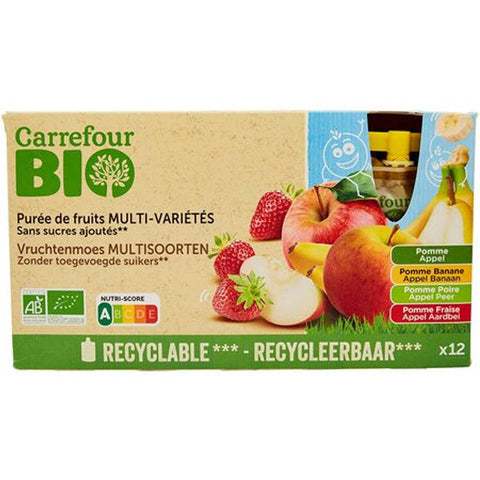 ORG MIX FRUITS W/O AD SUGAR POUCH 90G (#115013)