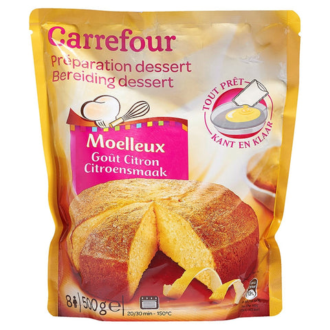 LEMON FONDANT CAKE PREPARATION 500G (#115638)