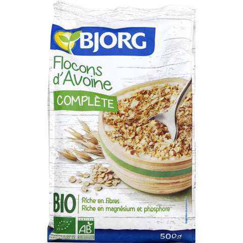 ORG ROLLED OATS 500G (#118276)