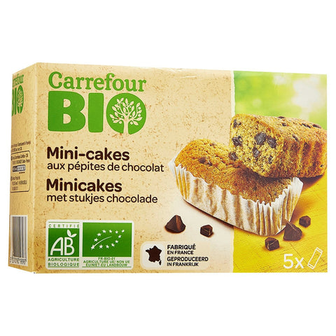 ORGANIC CHOCOLATE CHIP MINI CAKES 175G (#116583)