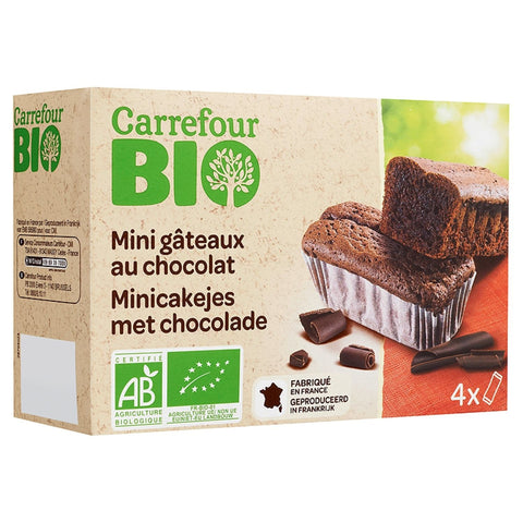 ORGANIC CHOCOLATE MINI CAKES 40G (#116433)