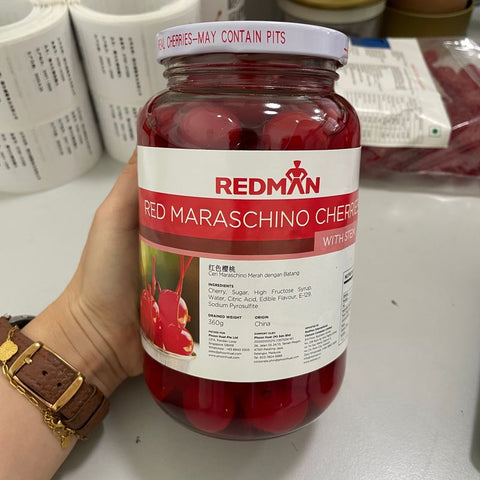 MARASCHINO CHERRY- RED 26OZ (#15112)