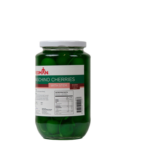 MARASCHINO CHERRY- GREEN 26OZ (#15132)