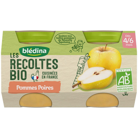 ORG APPLE PEAR COMPOTE 130G (#118322)