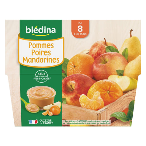 APPLE PEAR MANDARIN COMPOTE 100G (#118358)