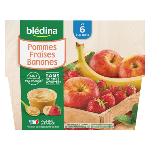 APPLE STRAW BANANA COMPOTE 100G (#118329)