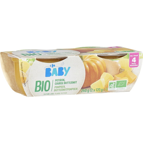 ORG BUTTERNUT SQUASH PUREE 120G (#118311)