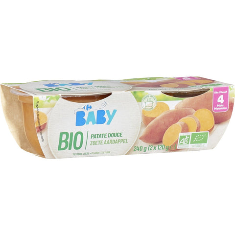 ORG SWEET POTATO PUREE 120G (#118305)