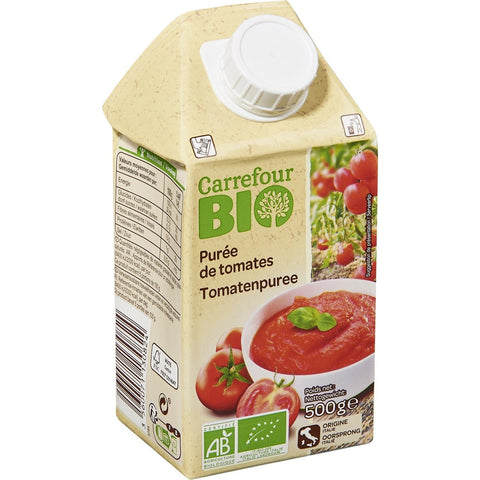 ORGANIC TOMATO PUREE 500G (#120409)
