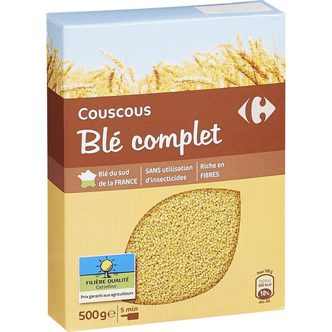 WHOLEWHEAT COUSCOUS 500G (#117621)