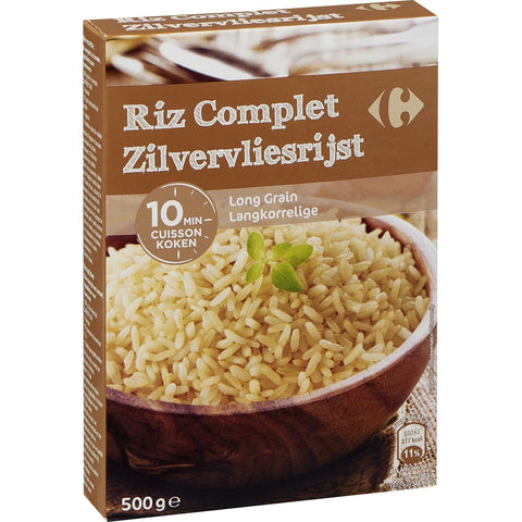 LONG GRAIN BROWN RICE 500G (#117719)