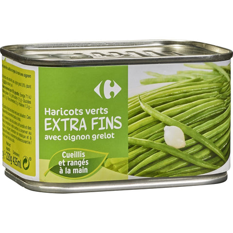 EXTRA FIN GREEN BEAN PEARL ONION 220G (#115748)