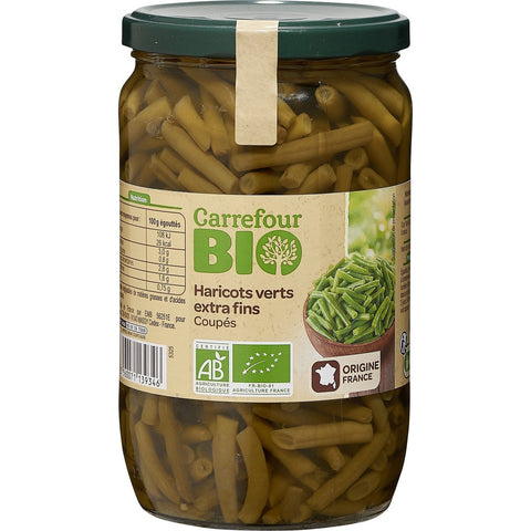 ORGANIC EXTRA FINE GREEN BEANS 360G (#115972)