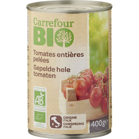ORGANIC PEELED TOMATOES 240G (#115809)