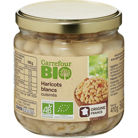 ORGANIC WHITE BEANS 265G (#117137)