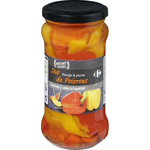 YELLOW RED CAPSICUMS MARINATED 185G (#116000)