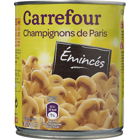 SLICED WHITE MUSHROOMS 460G (#115714)