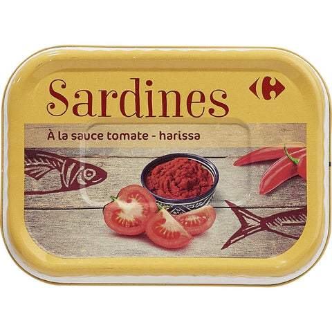 SARDINES IN HARISSA SAUCE 80G (#117086)