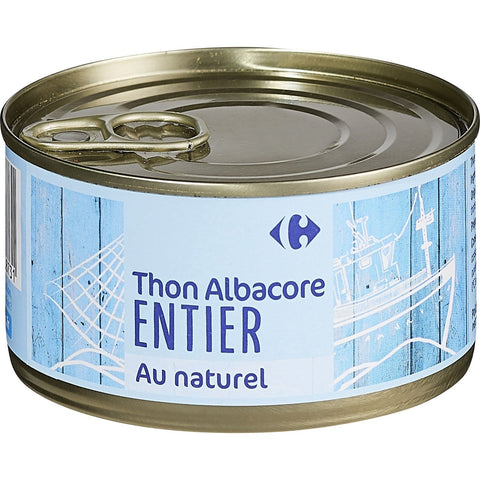 NATURAL WHOLE TUNA 140G (#117111)