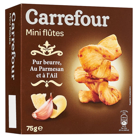PARMESAN GARLIC MINI FLUTES 75G (#117184)