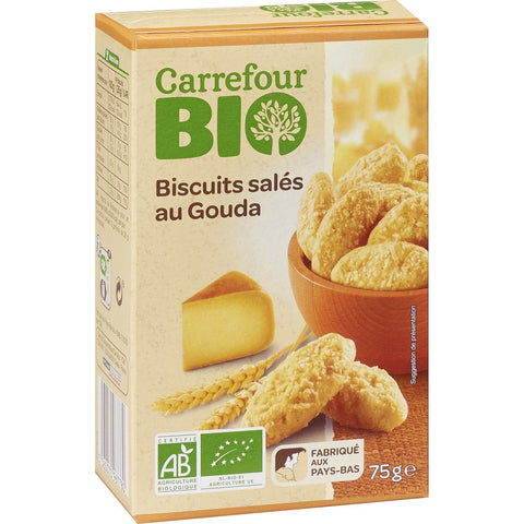 ORGANIC GOUDA BISCUITS 75G (#117186)