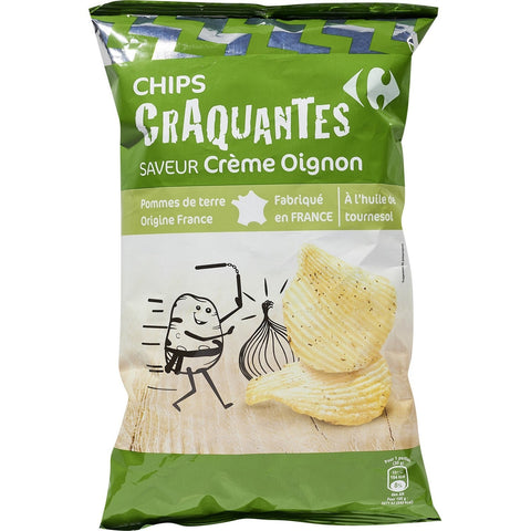 CRISPY ONION CREAM CHIPS 150G (#117175)