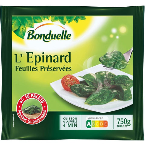 SPINACH LEAVES 750G (#120238)
