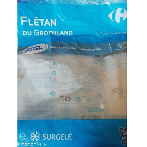 GREENLAND HALIBUT FILLETS 600G (#120165)
