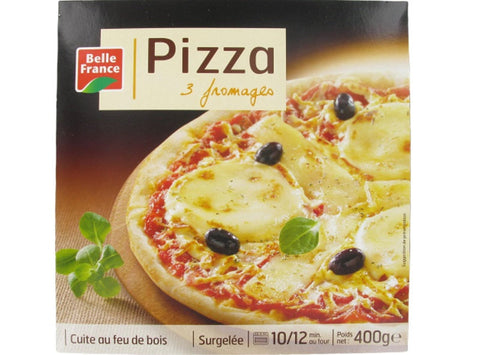 THREE CHEESE PIZZA 400G (#119986)
