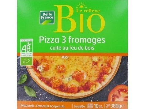 ORG THREE CHEESE PIZZA 380G (#119970)