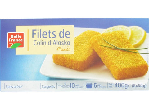 BREADED ALASKA POLLOCK FILLETS 50G (#119974)