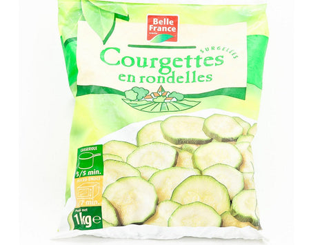 SLICED ZUCCHINI 1KG (#120068)