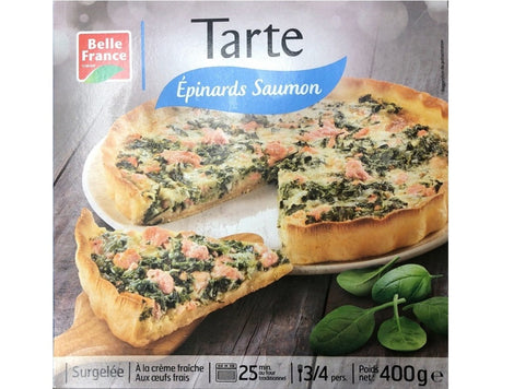 SALMON AND SPINACH TART 400G (#119980)