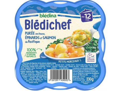 SPINACH SALMON PUREE 230G (#118343)