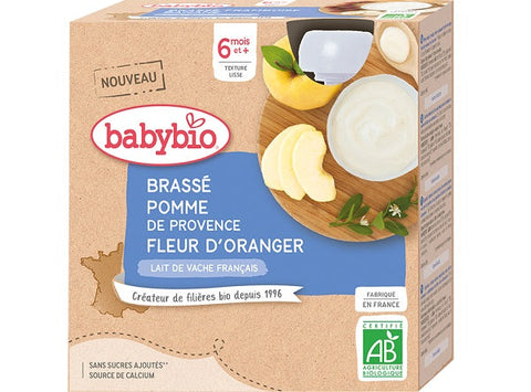 ORGANIC APPLE ORANGE BLOSSOM YOGURT 85G (#125647)
