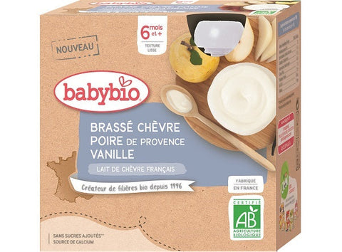 ORGANIC PEAR VANILLA GOAT YOGURT 85G (#125646)
