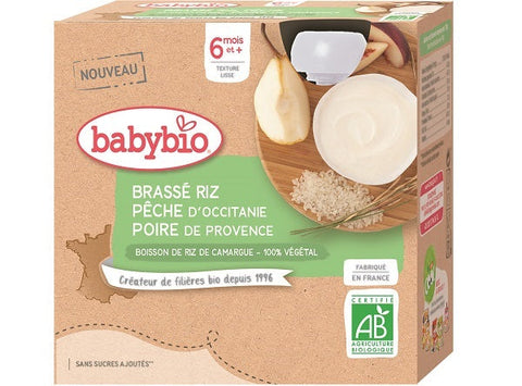 ORGANIC PEACH PEAR RICE YOGURT 85G (#125655)