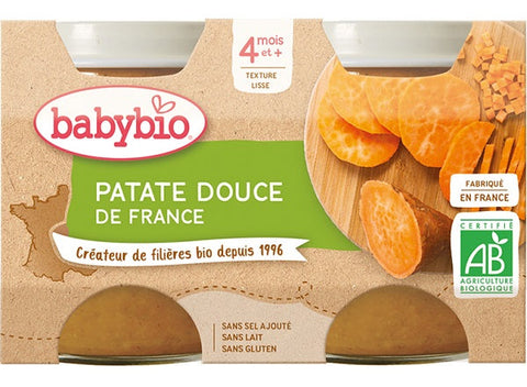 ORGANIC FRENCH SWEET POTATO BABY FOOD 130G (#125587)