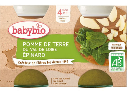 ORGANIC POTATO SPINACH BABY FOOD 130G (#125577)