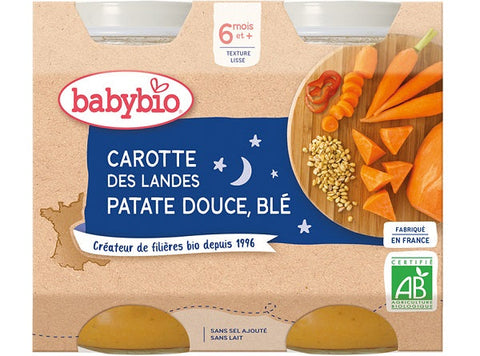 ORGANIC CARROT SWEET POTATO WHEAT BABY 200G (#126677)