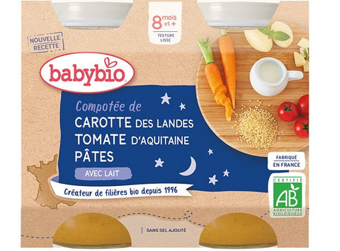 ORGANIC CARROT TOMATO PASTA BABY FOOD 200G (#126679)