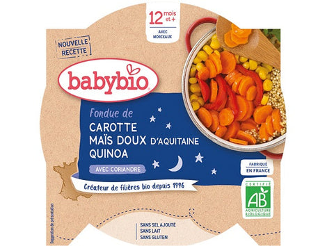 ORGANIC CARROT CORN QUINOA BABY FOOD 230G (#125622)