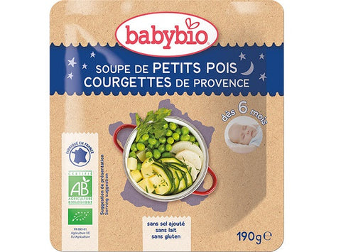ORGANIC PEA ZUCCHINI SOUP BABY FOOD 190G (#125672)