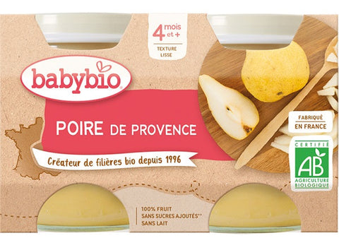 ORGANIC PROVENCE PEAR PUREE 130G (#125601)