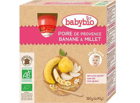 ORGANIC PROVENCE PEAR BANANA MILLET 90G (#125630)