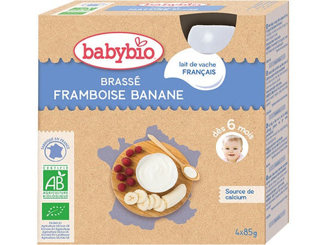 ORGANIC RASPBERRY BANANA YOGURT 85G (#125650)